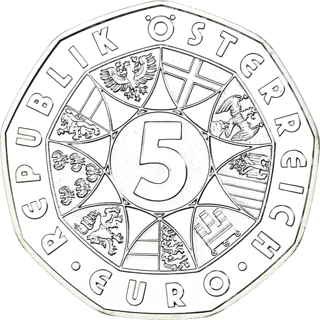 Austria, 5 Euro, 2012, Schladming 2013., MS(65-70), Silver