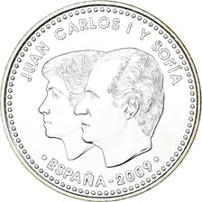 Hiszpania, 12 Euro, 2009, Madrid, European Monetary Union, 10th Anniversary