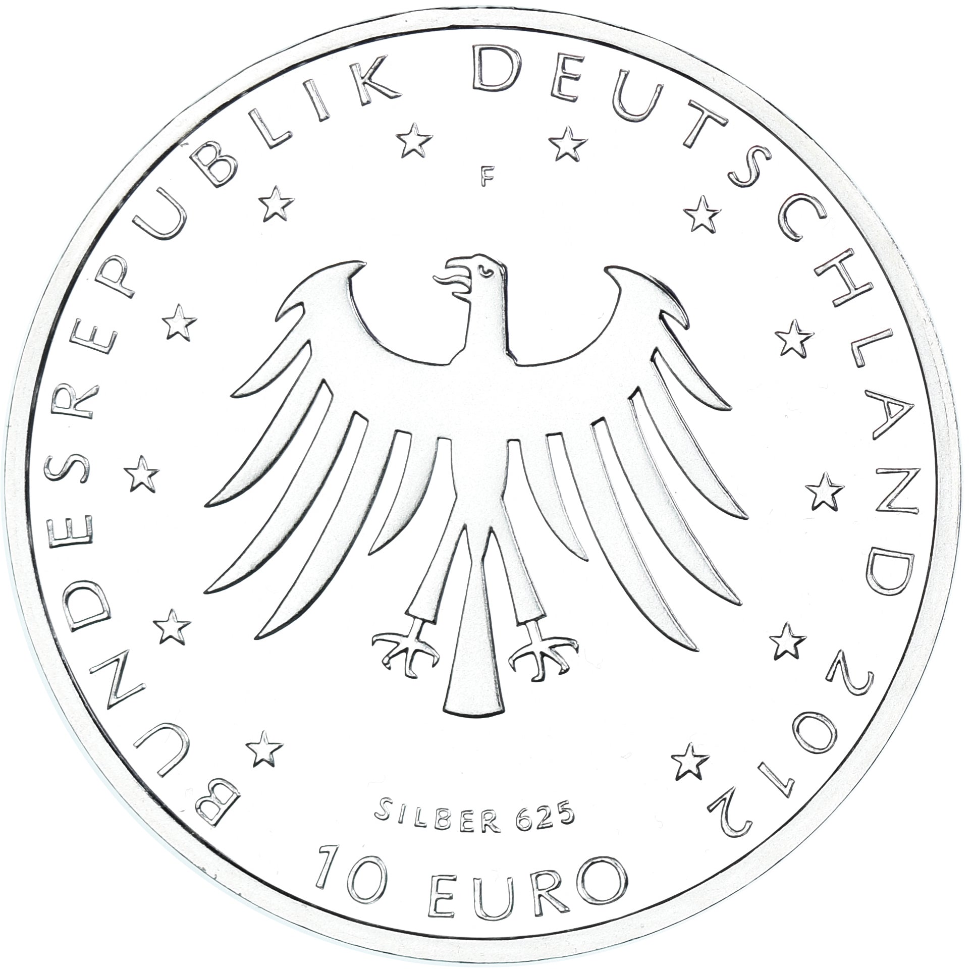 GERMANY - FEDERAL REPUBLIC, 10 Euro, Les frères Grimm, 2012, Stuttgart, BE
