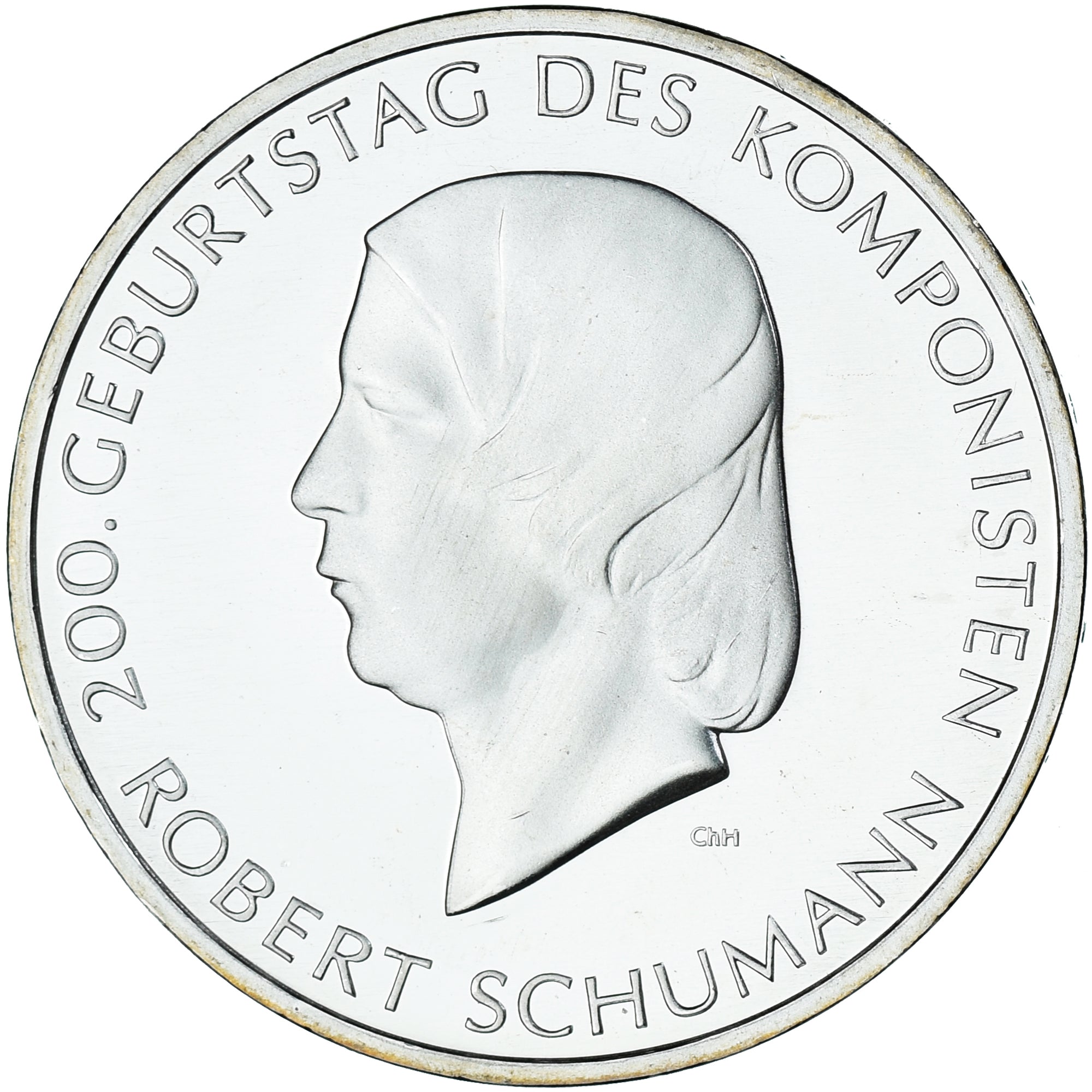 GERMANIA - REPUBBLICA FEDERALE, 10 Euro, 2010, Hambourg, BE, FDC, Argento