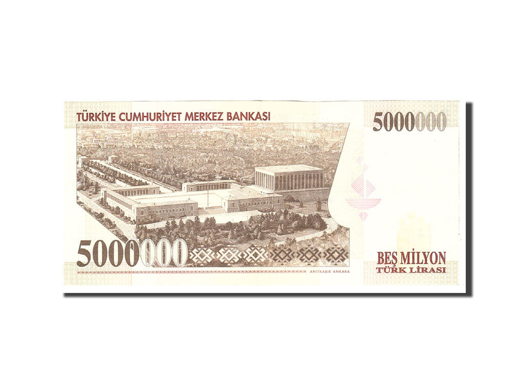 Banknote, Turkey, 5,000,000 Lira, 1970, Undated, KM:210, AU(55-58)