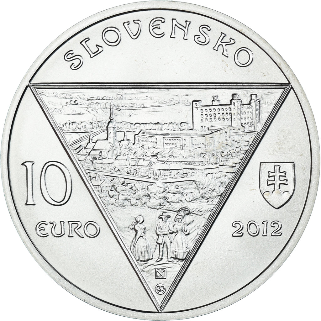 Slovakia, 10 Euro, 2012, Chatam Sofer.FDC, MS(65-70), Silver, KM:123