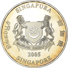 Coin, Singapore, 2 Dollars, 2005, Singapore Mint, 40th National Day Parade.BU
