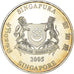 Coin, Singapore, 2 Dollars, 2005, Singapore Mint, 40th National Day Parade.BU