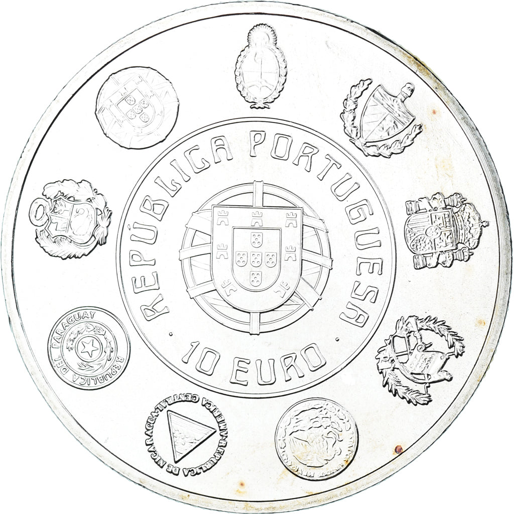 Portugal, 10 Euro, 2010, Lisbon, STGL, Silber, KM:803