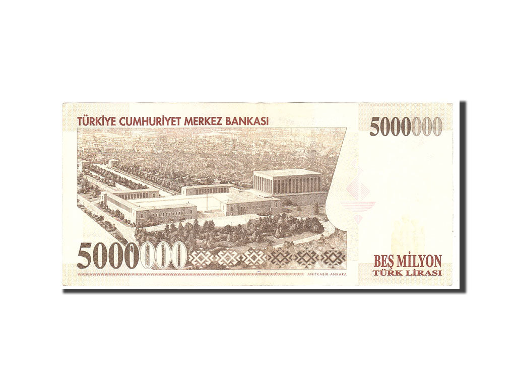 Banconote, Turchia, 5,000,000 Lira, 1970, KM:210, Undated, BB+