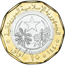 Monnaie, Mauritanie, 10 Ouguiya, 2018, SPL, Bimétallique, KM:14