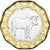 Coin, Mauritania, 10 Ouguiya, 2018, MS(63), Bi-Metallic, KM:14