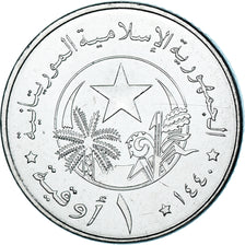 Monnaie, Mauritanie, Ouguiya, 2018, SPL, Nickel plaqué acier, KM:12