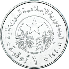 Monnaie, Mauritanie, Ouguiya, 2018, SPL, Nickel plaqué acier, KM:12