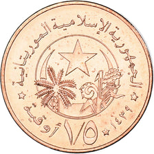 Coin, Mauritania, 1/5 Ouguiya, Khoums, 2017, MS(63), Copper Plated Steel, KM:11
