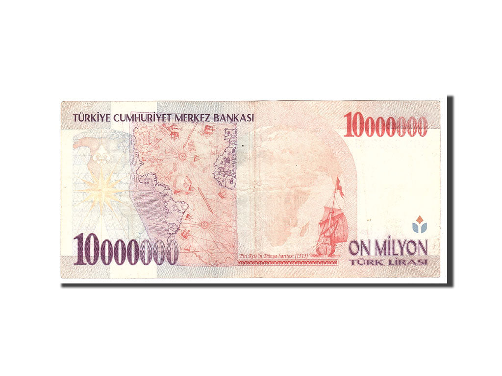 Turkey, 10,000,000 Lira, 1970, KM:214, Undated, EF(40-45)