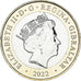 Monnaie, Gibraltar, 2 Pounds, 2022, Christmas, SPL, Bimétallique
