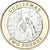 Moneta, Gibraltar, 2 Pounds, 2022, Christmas, MS(63), Bimetaliczny