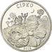 Coin, Kazakhstan, 50 Tenge, 2014, Kazakhstan Mint, Sirko, MS(63), Nickel Silver