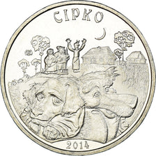 Coin, Kazakhstan, 50 Tenge, 2014, Kazakhstan Mint, Sirko, MS(63), Nickel Silver