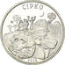 Coin, Kazakhstan, 50 Tenge, 2014, Kazakhstan Mint, Sirko, MS(63), Nickel Silver