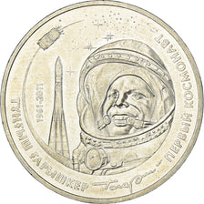 Moneta, Kazakistan, 50 Tenge, 2011, Kazakhstan Mint, The First Cosmonaut - Yuri