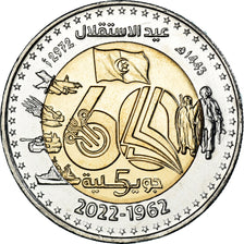 Coin, Algeria, 200 Dinars, 2022, Indépendance., MS(63), Bi-Metallic