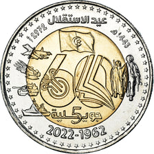 Monnaie, Algérie, 200 Dinars, 2022, Indépendance., SPL, Bimétallique