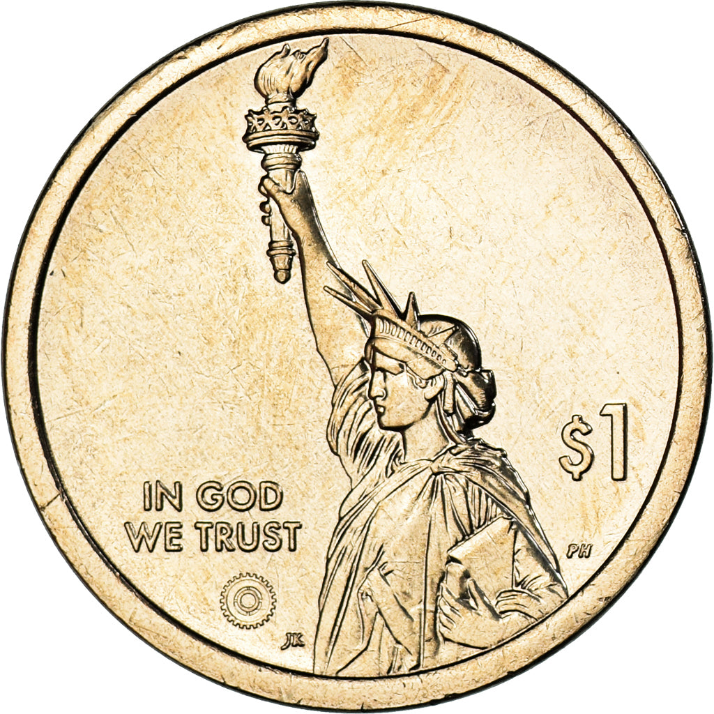 Moneta, USA, Dollar, 2022, Denver, American Innovation - Kentucky, MS(63), Brass