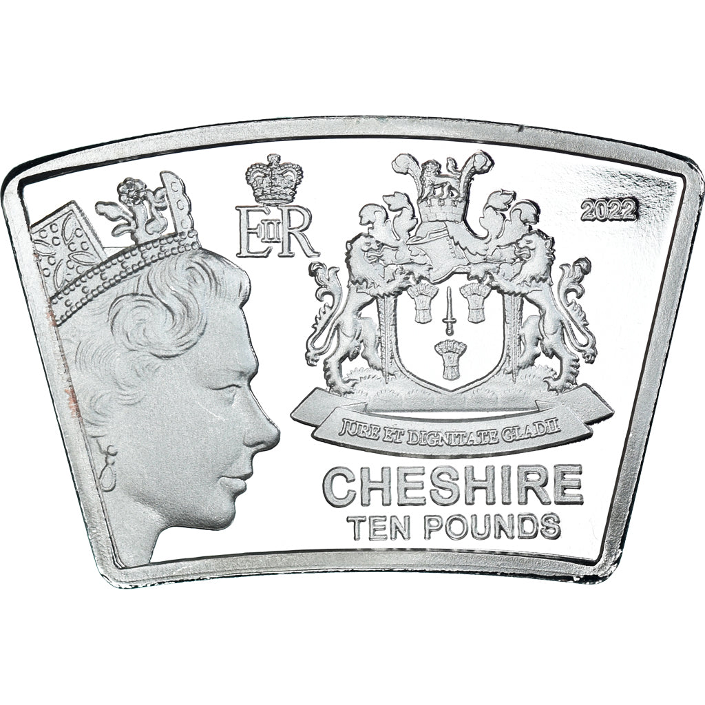 Monnaie, Gibraltar, Cheshire, 10 Pounds, 2022, Alice in Wonderland Cat