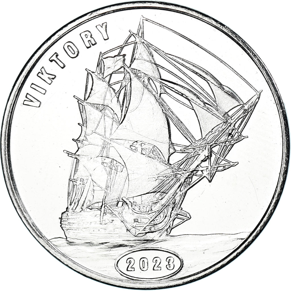 Moneta, Indonesia, Dollar, 2023, Viktory., SPL, Cupronickel