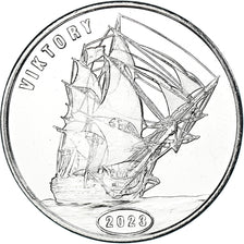 Moneta, Indonesia, Dollar, 2023, Viktory., SPL, Cupronickel