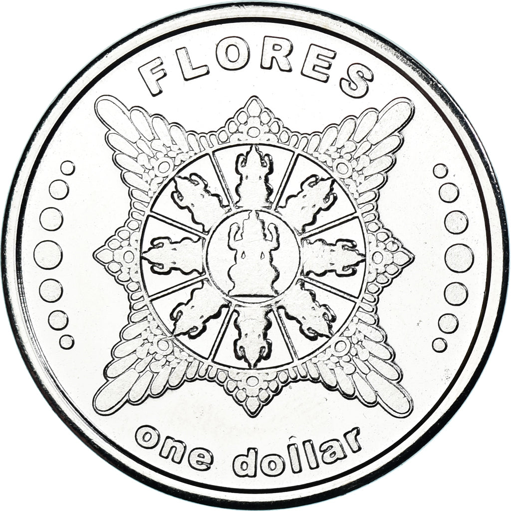 Moneta, Indonesia, Dollar, 2023, Viktory., SPL, Cupronickel