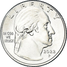 Coin, United States, quarter dollar, 2022, Philadelphia, Anna May Wong, MS(63)