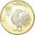 Coin, China, 10 Yüan, 2017, Année du Coq, MS(63), Bi-Métallique: centre