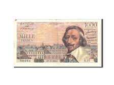 Francia, 1000 Francs, 1954, KM:134a, 1954-10-07, MB
