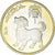 Moeda, China, 10 Yüan, 2018, Year of the Dog, MS(63), Bimetálico