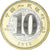 Moneta, China, 10 Yüan, 2019, Année du cochon., MS(63), Bimetaliczny