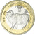 Moneta, China, 10 Yüan, 2021, Année du Buffle, MS(63), Bimetaliczny, KM:2578