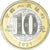 Moneta, China, 10 Yüan, 2021, Année du Buffle, MS(63), Bimetaliczny, KM:2578