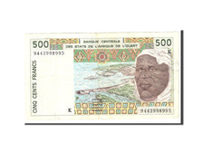 Biljet, West Afrikaanse Staten, 500 Francs, 1994, Undated, KM:710Kd, TB