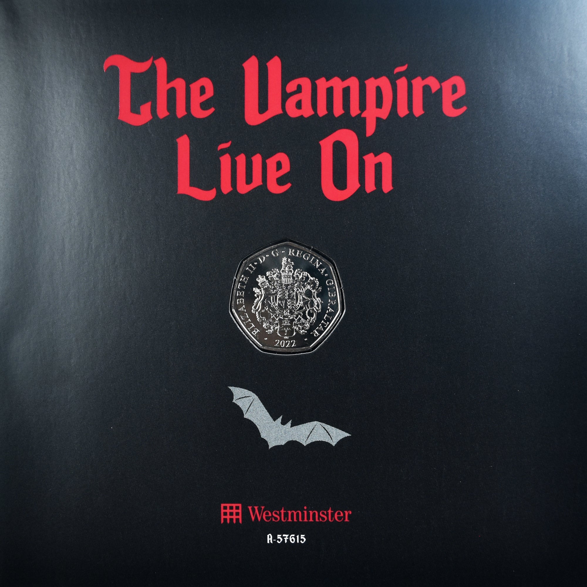 Monnaie, Gibraltar, Set 5 Monnaies.FDC, 2022, DRACULA BU, FDC