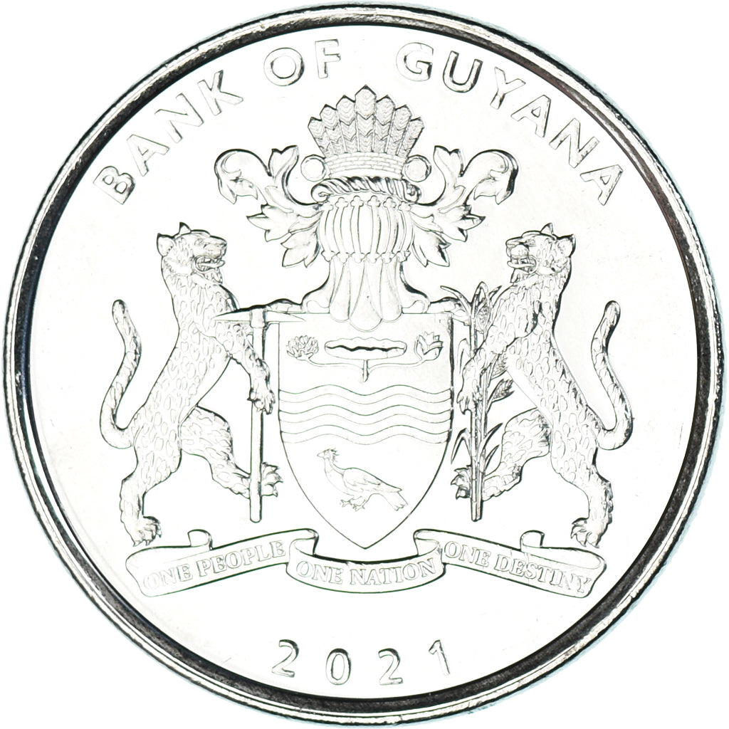Monnaie, Guyana, 100 Dollars, 2021, 55 Years of Independence.colorized., SPL