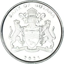 Monnaie, Guyana, 100 Dollars, 2021, 55 Years of Independence.colorized., SPL