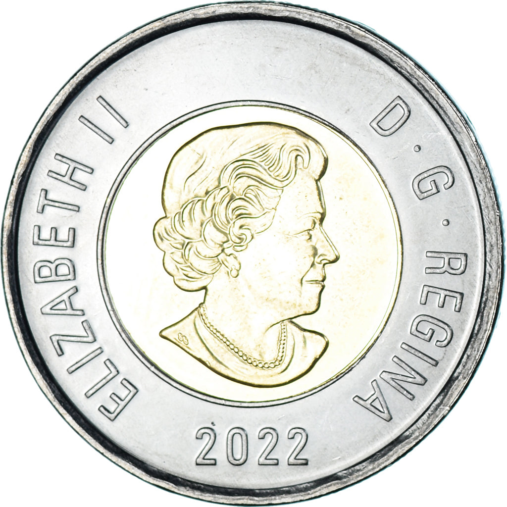 Coin, Canada, 2 Dollars, 2022, Royal Canadian Mint, Posthume Hommage solennel à