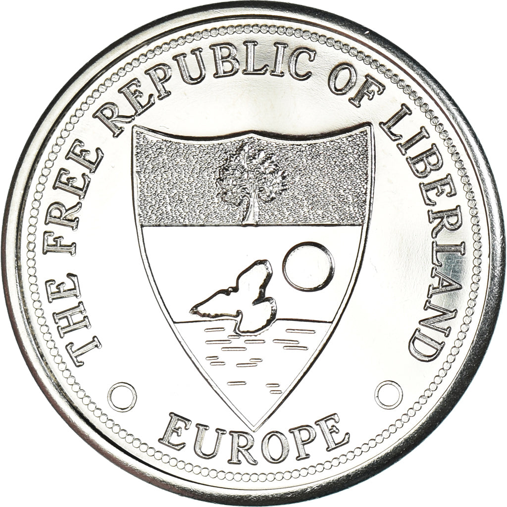 Coin, Eurozone, 5 Merits, 2017, LIBERLAND, MS(63), Nickel