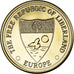 Coin, Eurozone, 5 Merits, 2017, LIBERLAND, MS(63), laiton