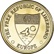 Moneda, Eurozone, 5 Merits, 2017, LIBERLAND, SC, laiton