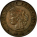Moneda, Francia, Cérès, Centime, 1875, Bordeaux, EBC, Bronce, Gadoury:88