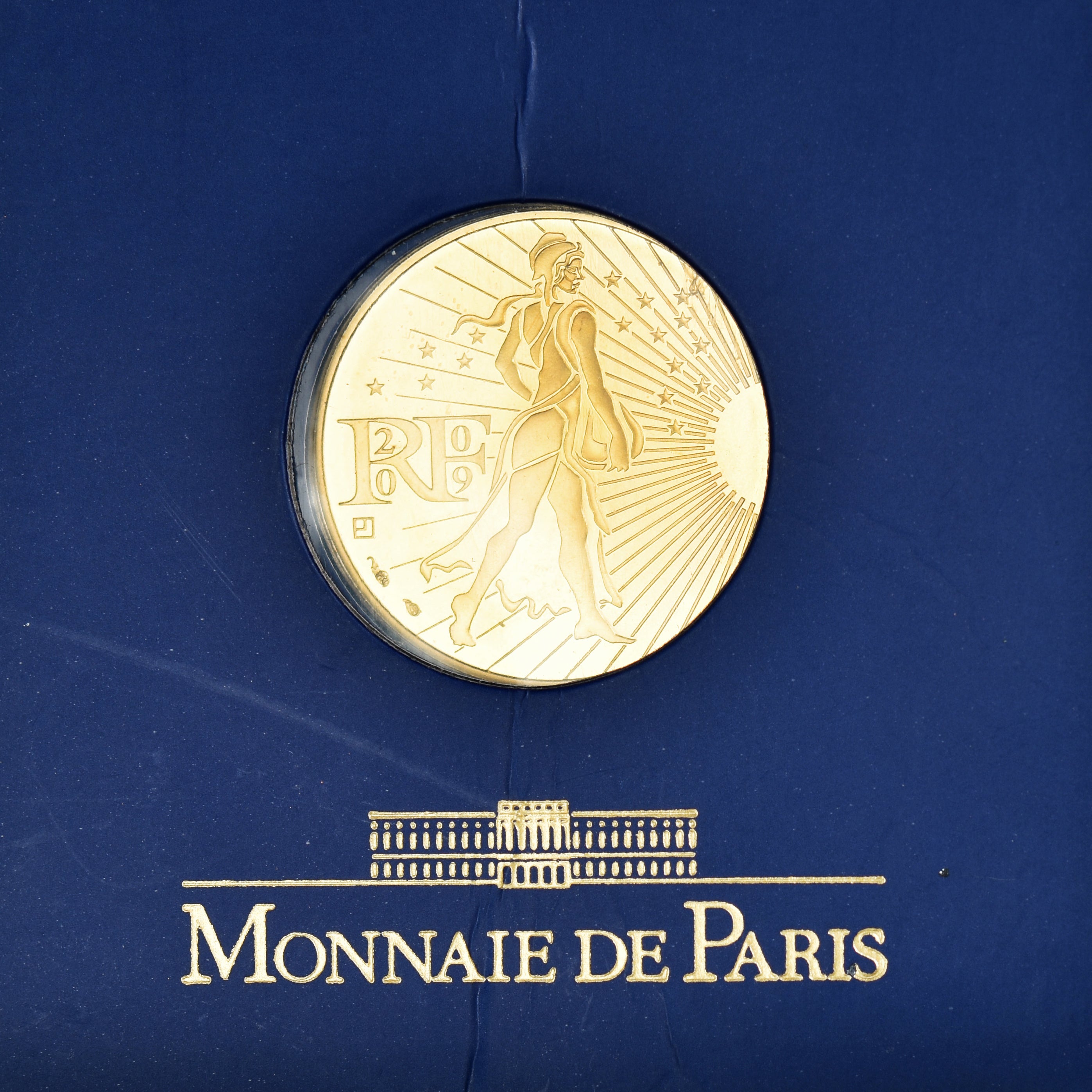Francia, 250 Euro, 2009, Paris, FDC, FDC, Oro, KM:1583