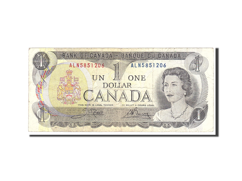 Billete, 1 Dollar, 1973, Canadá, KM:85c, 1973, BC