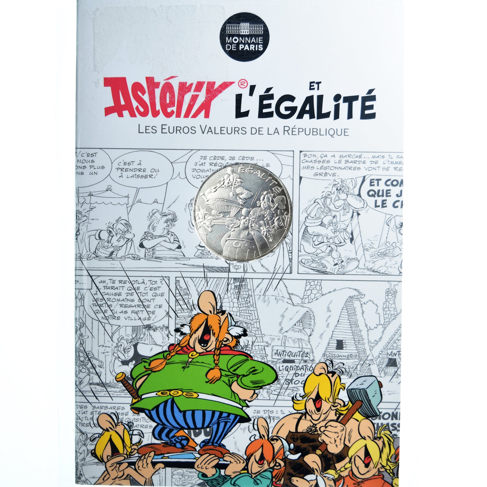 France, Monnaie de Paris, 10 Euro, Astérix Égalité (Le Domaine des dieux)