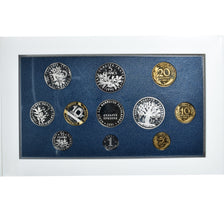 Moneta, Francja, Monnaie de Paris, Coffret 1 c. à 100 frs., 1991, BE