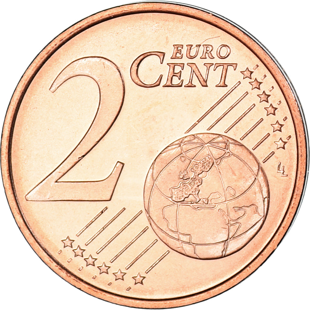 Finlândia, 2 Euro Cent, 2004, MS(64), Aço Cromado a Cobre, KM:99